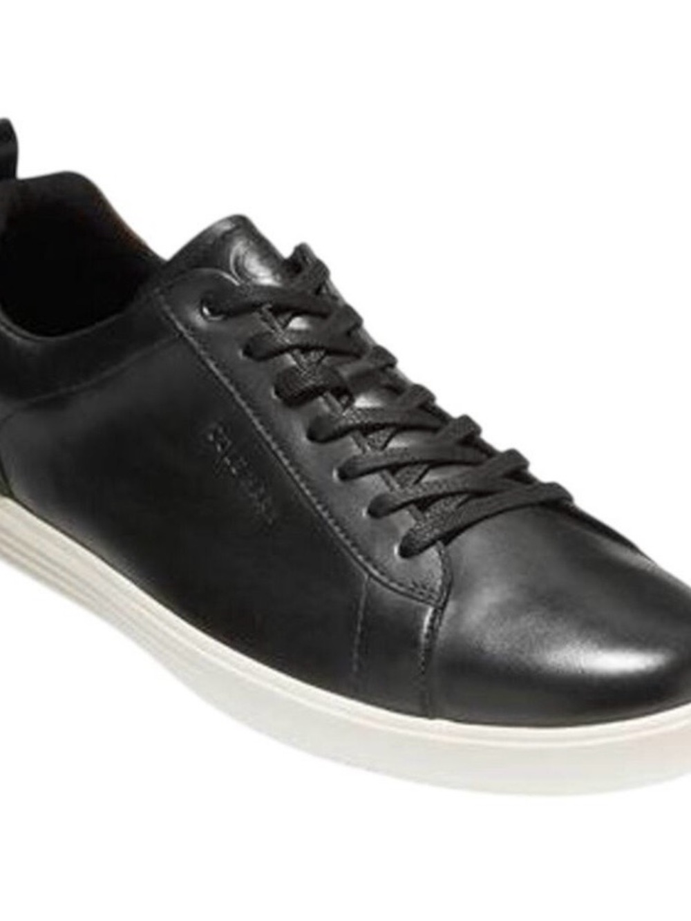 Cole Haan Black Grand Crosscourt Leather Low-Top Sneakers mens 8.5